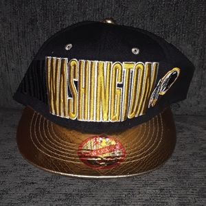 Black & gold Washington Redskins new league hat